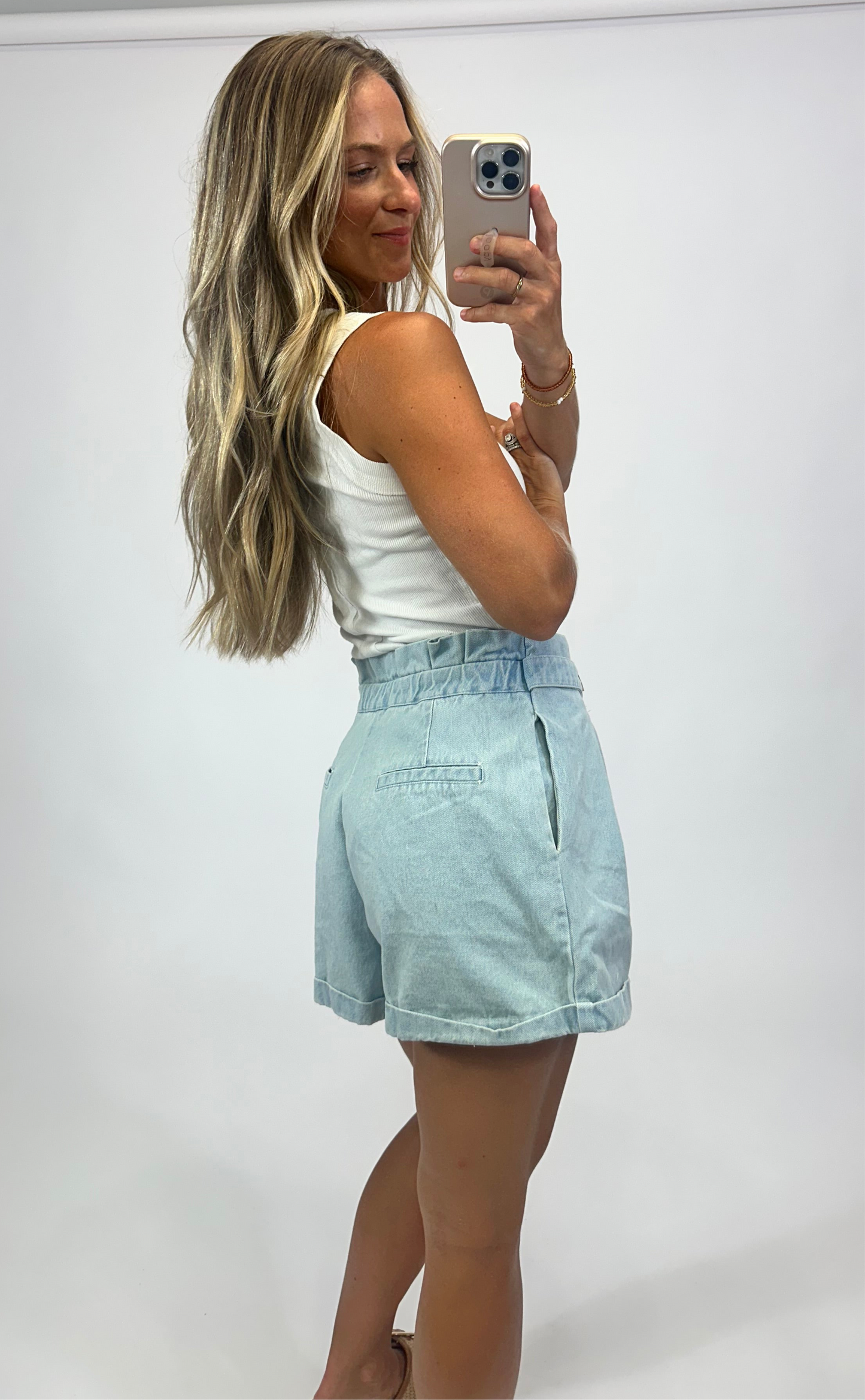 Laine Denim Short