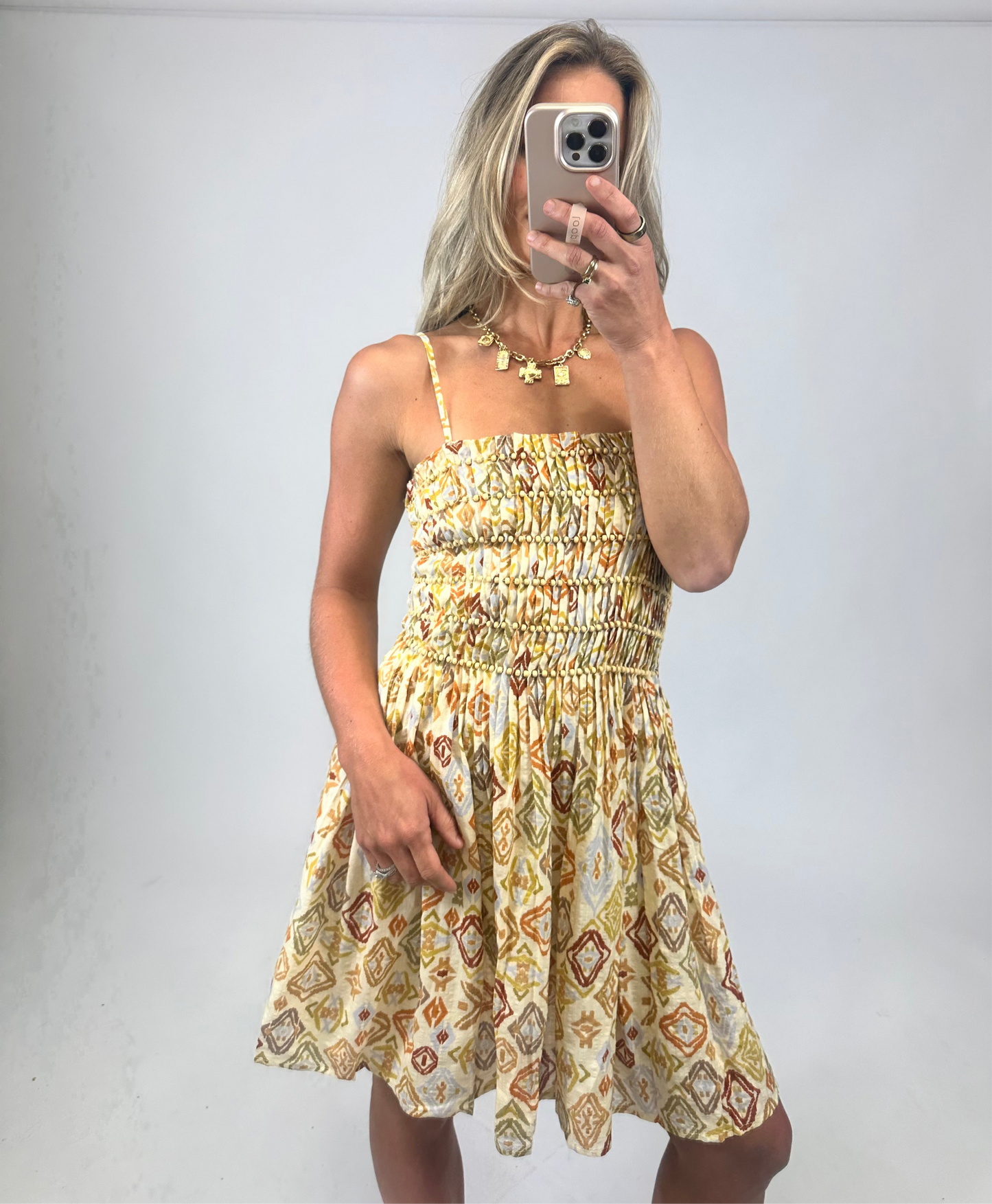 Ella Beaded Mini Dress