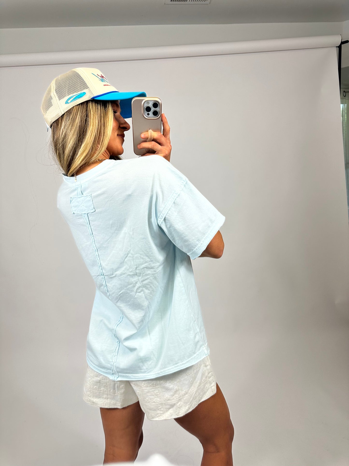 Brighton Tee - Baby Blue