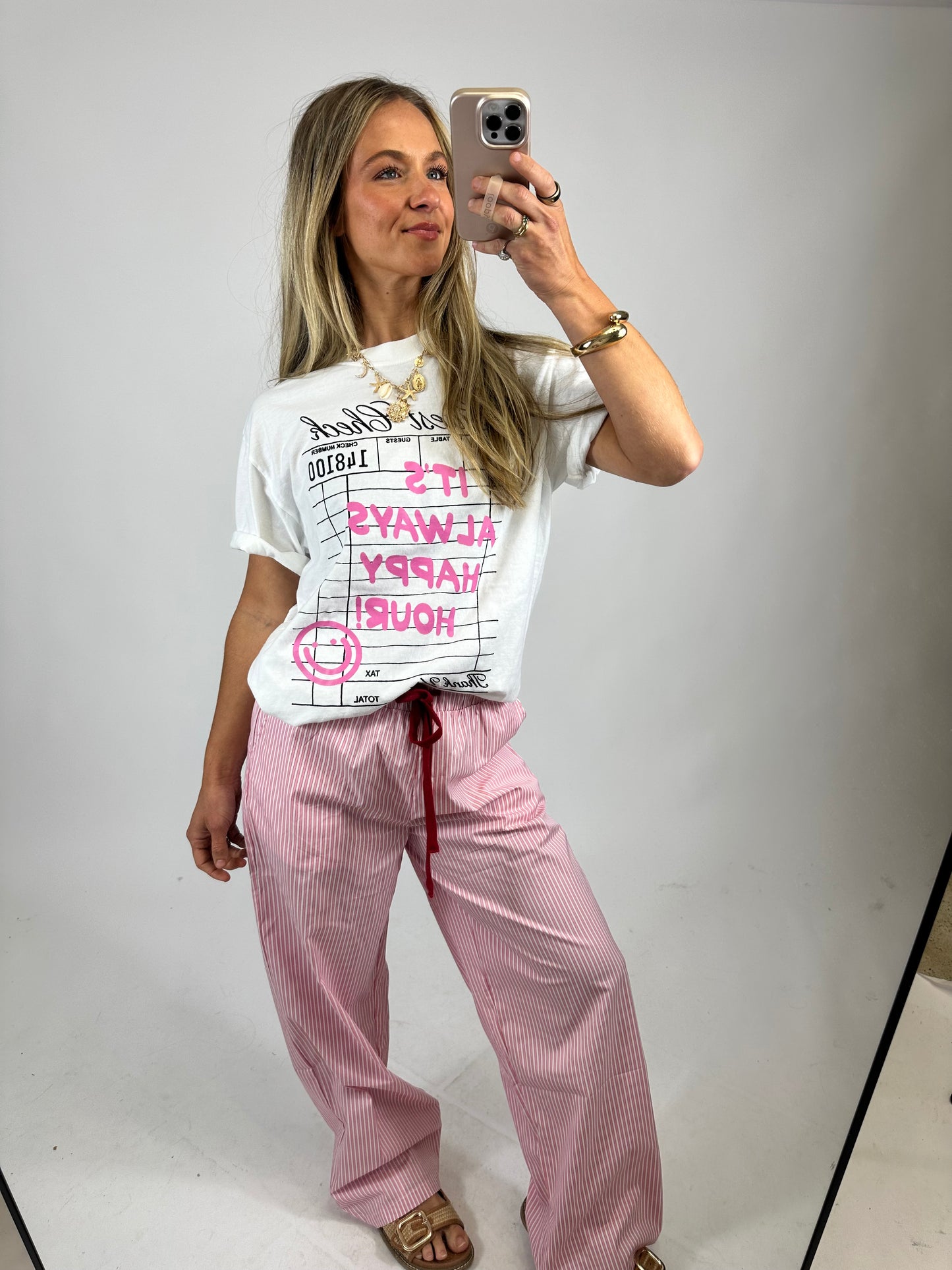 Sugar Stripe Pants | August Moon Boutique