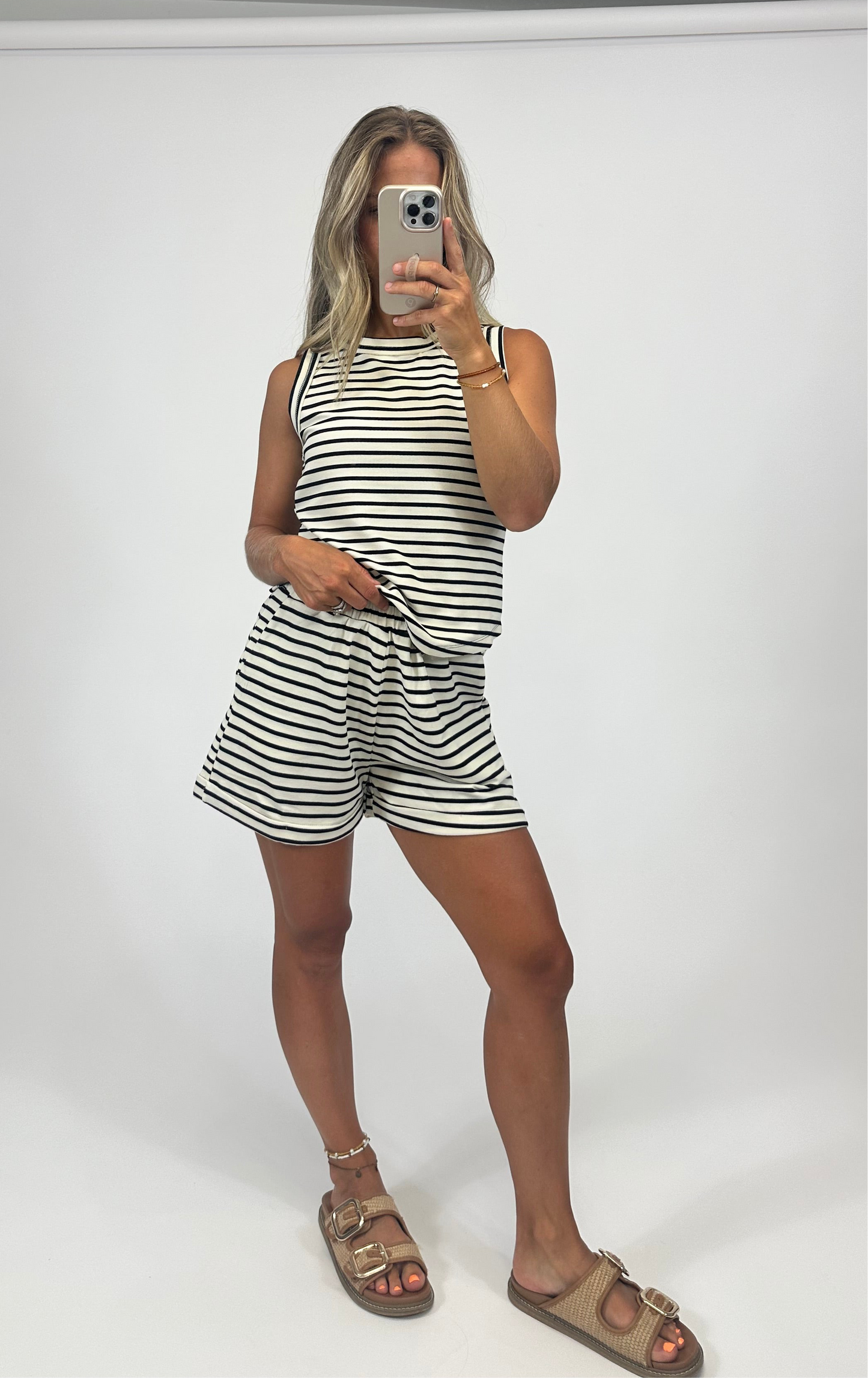 Metro Stripe Shorts