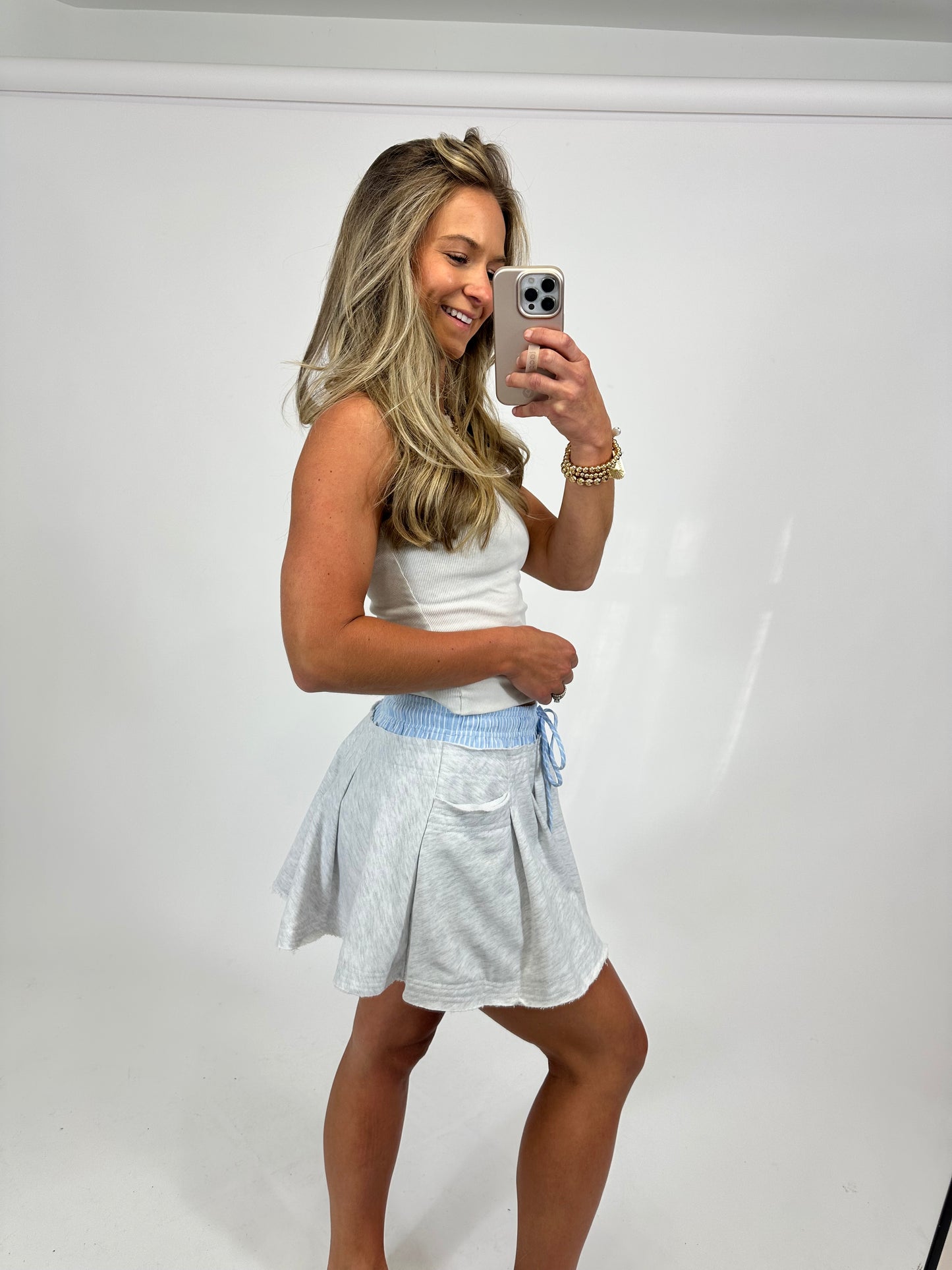 Blue Horizon Skort | August Moon Boutique