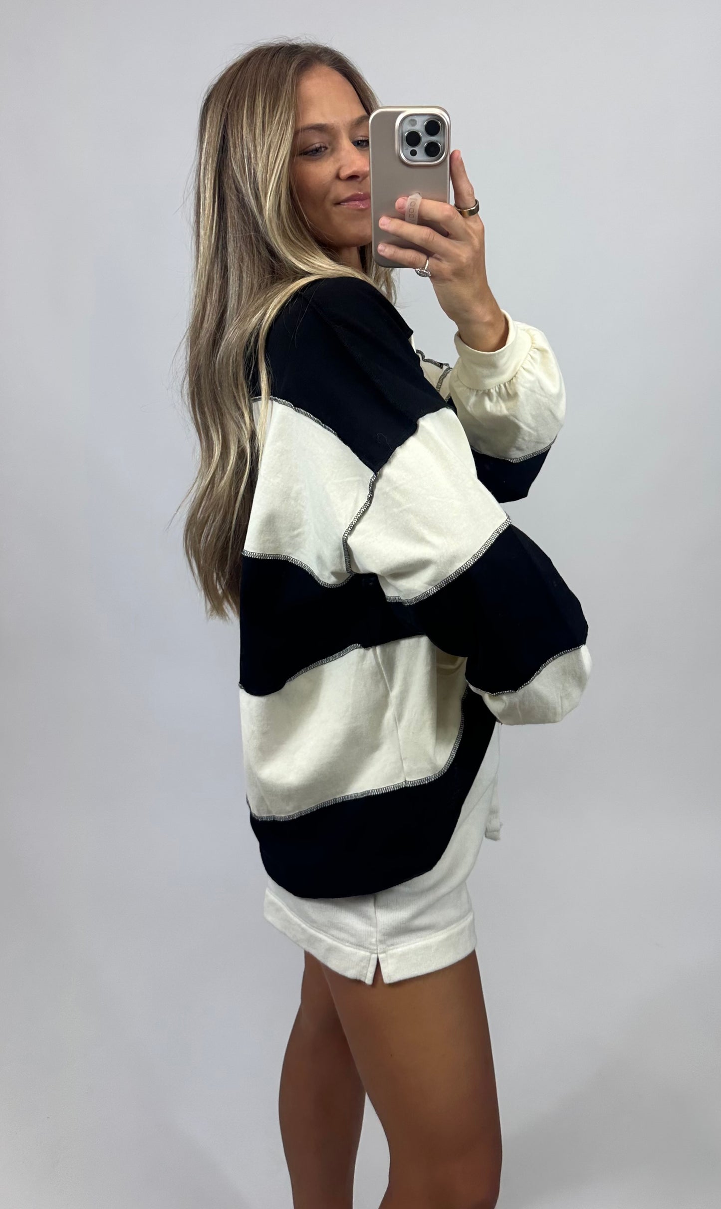 Weekend Panel Pullover