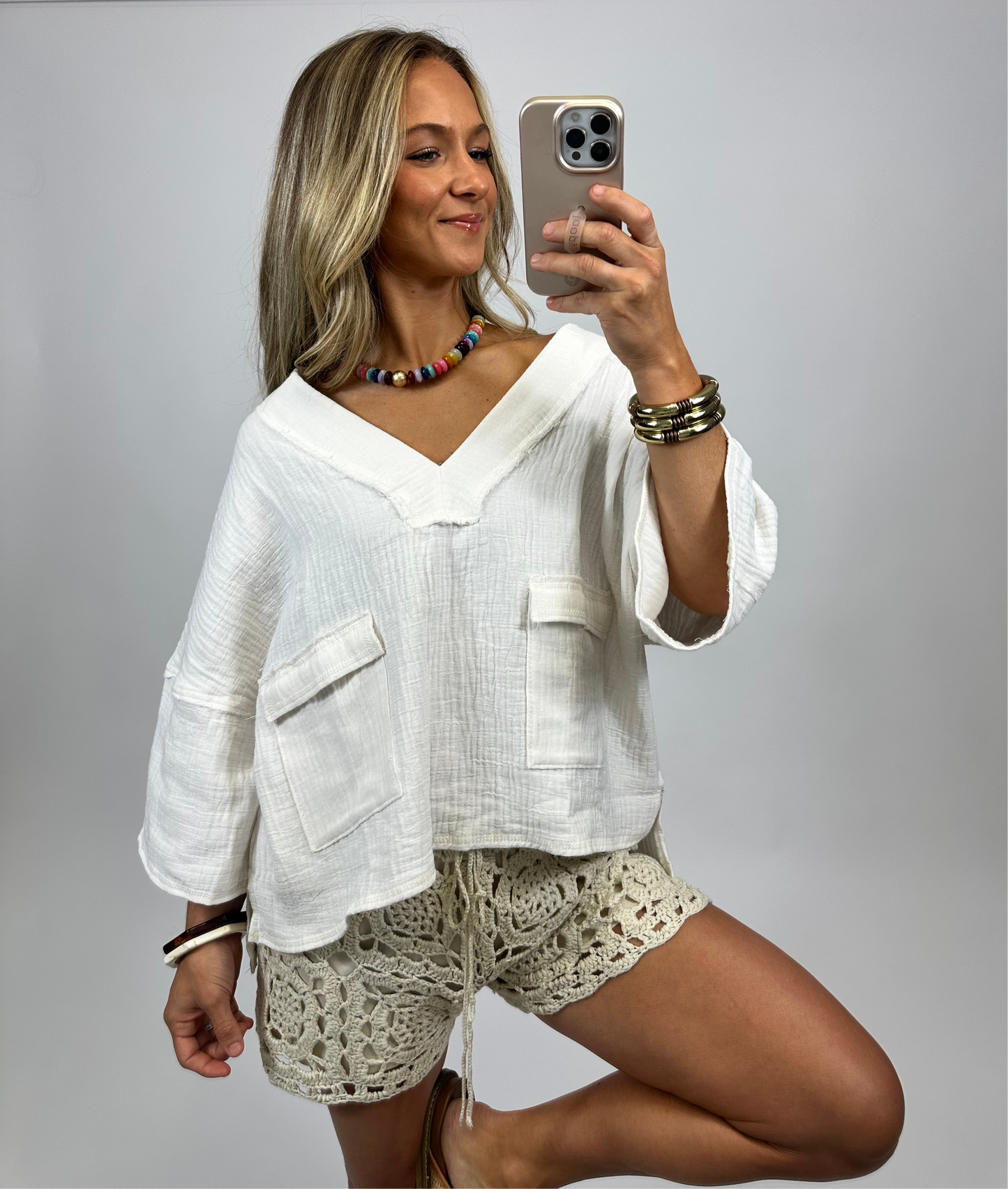 Goldie V-Neck Top
