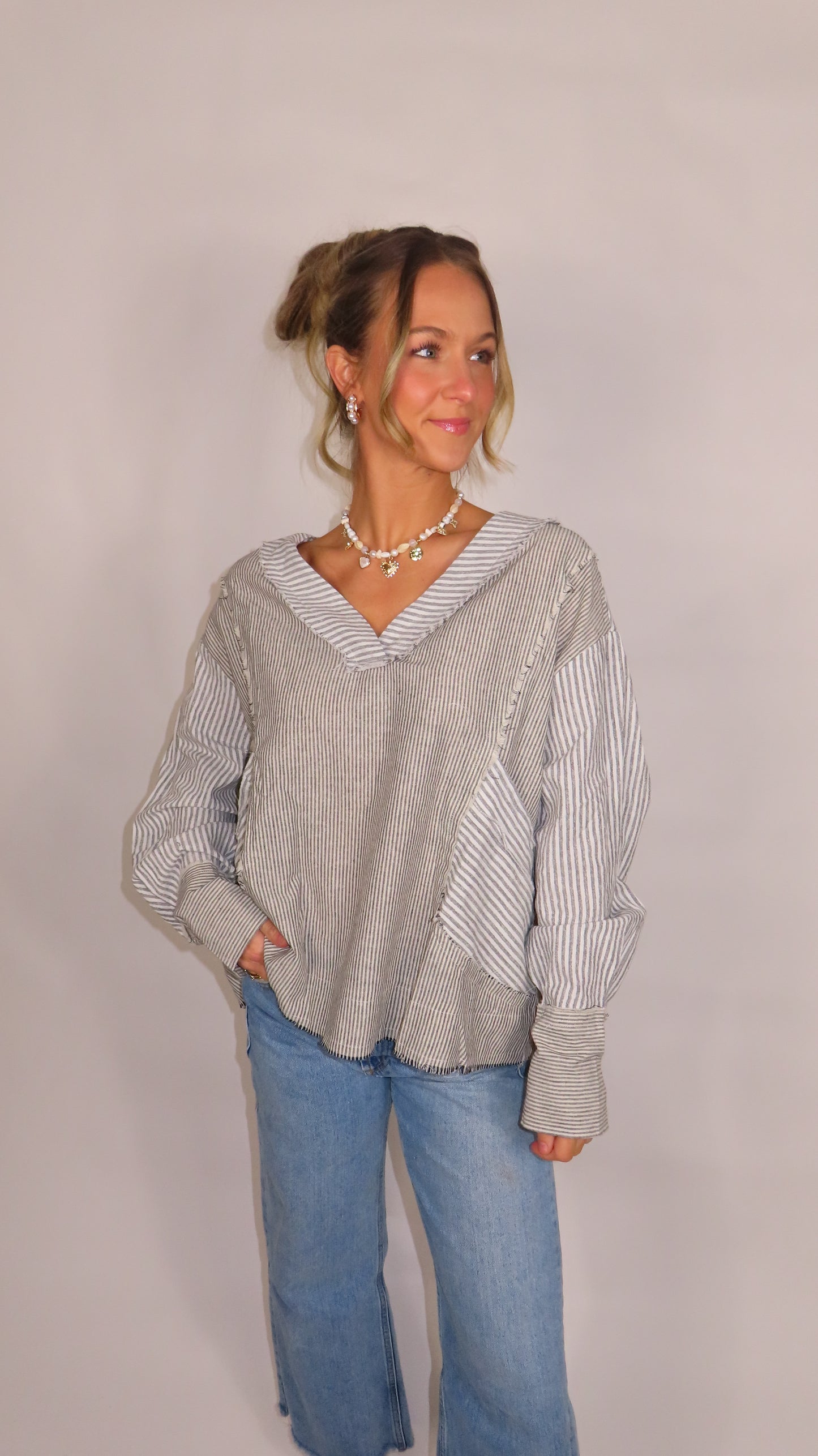 April Linen Top