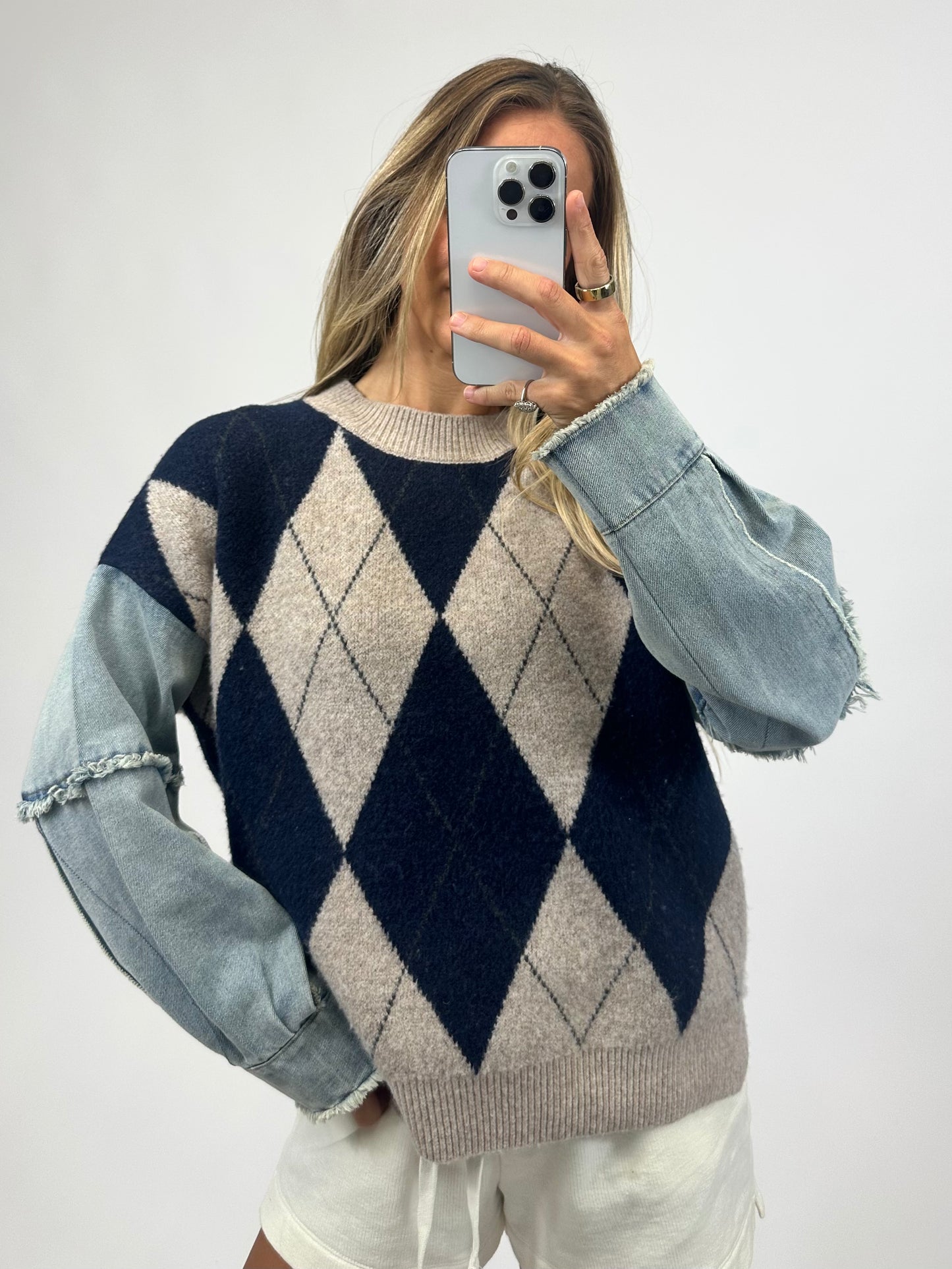 The Denim Knit Sweater