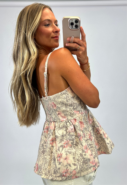 Millie Peplum Tank