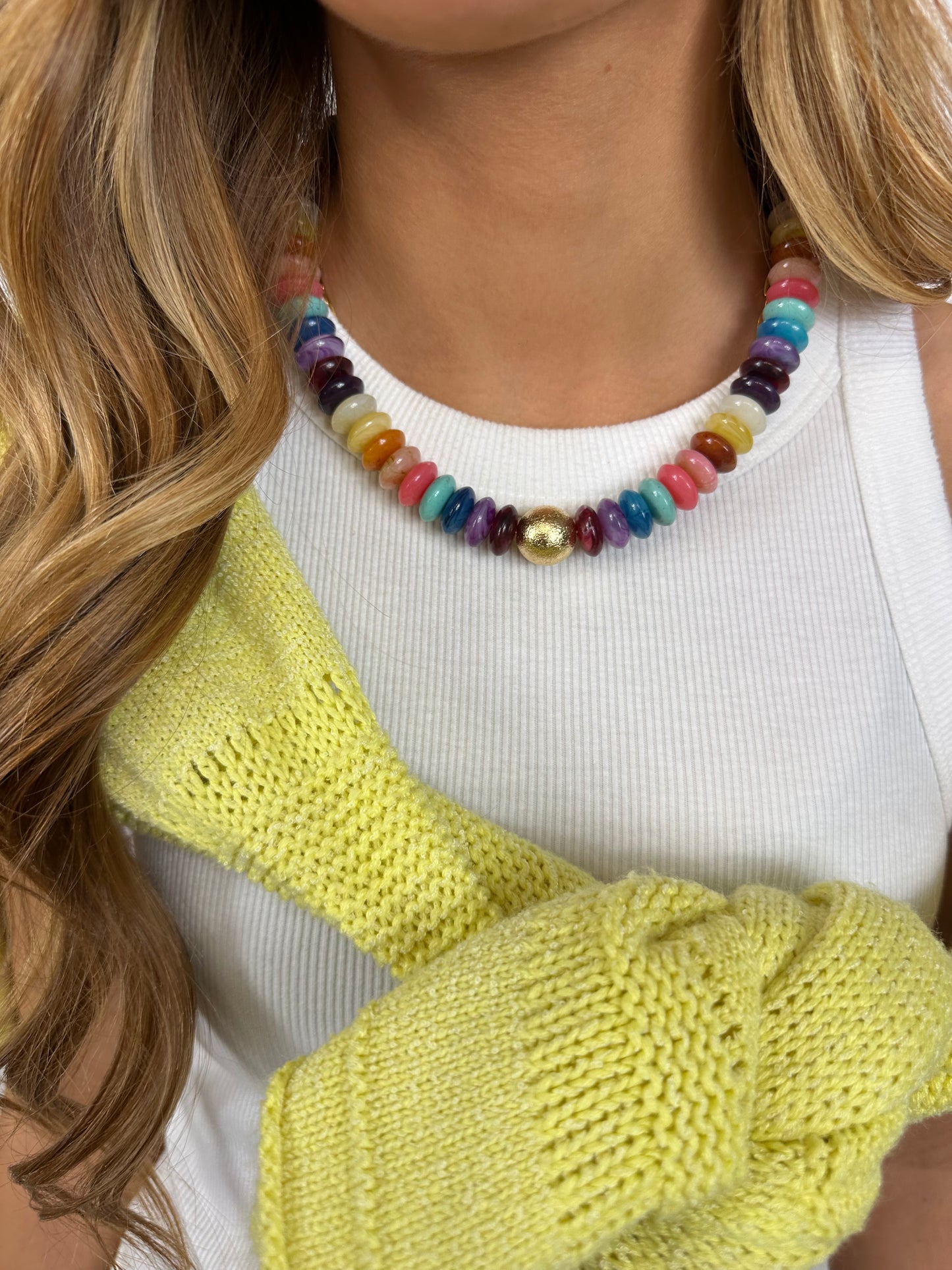 Maren Beaded Necklace - Multi Color