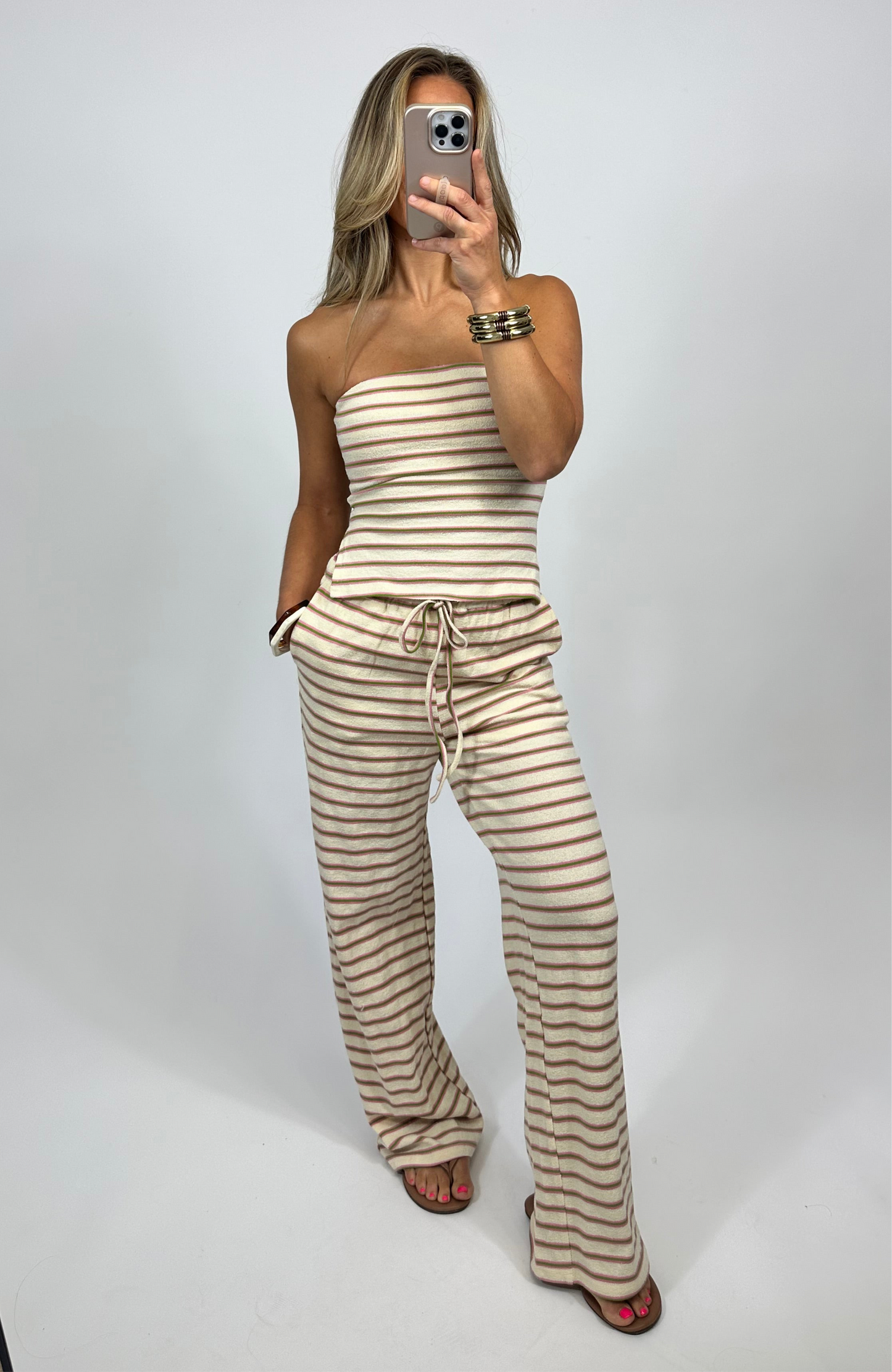 Savannah Striped Wide Leg Pants