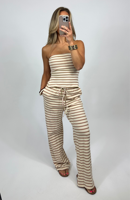 Savannah Striped Wide Leg Pants