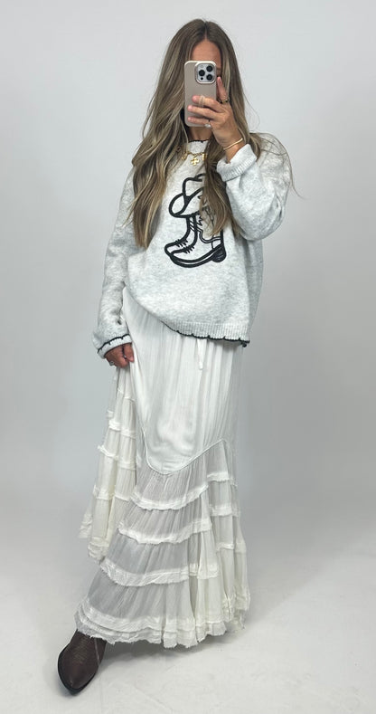 Whisper Waves Maxi Skirt