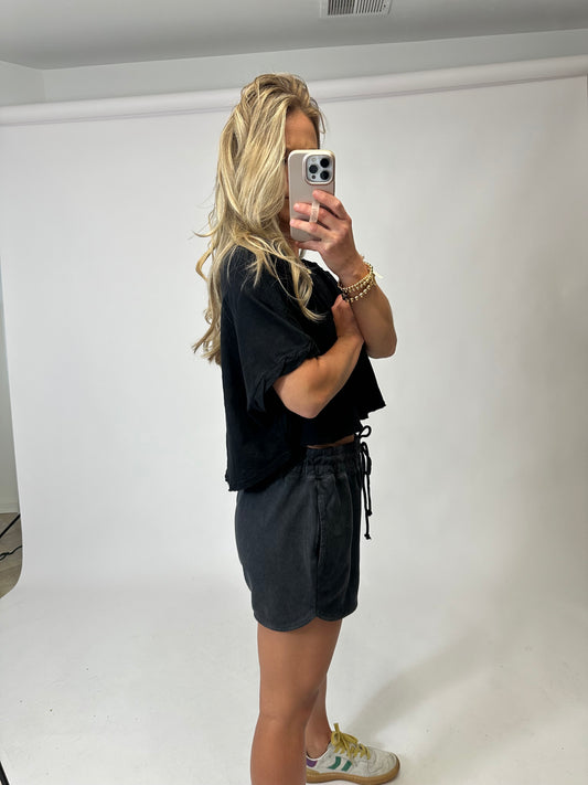 Sunset Shores Shorts - Black