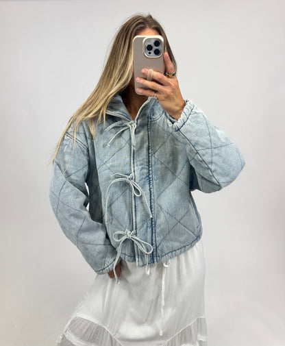 Denim Quilted Jacket