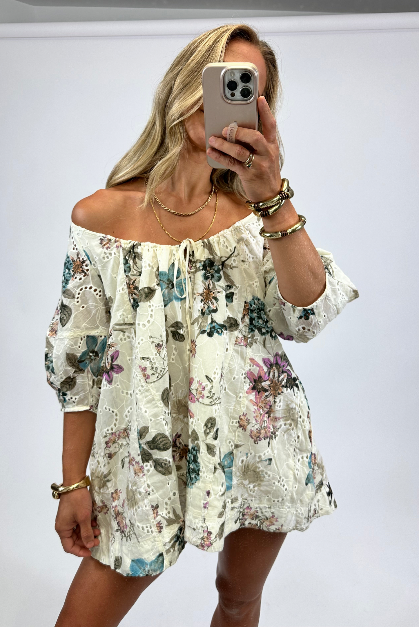 Alicia Eyelet Romper