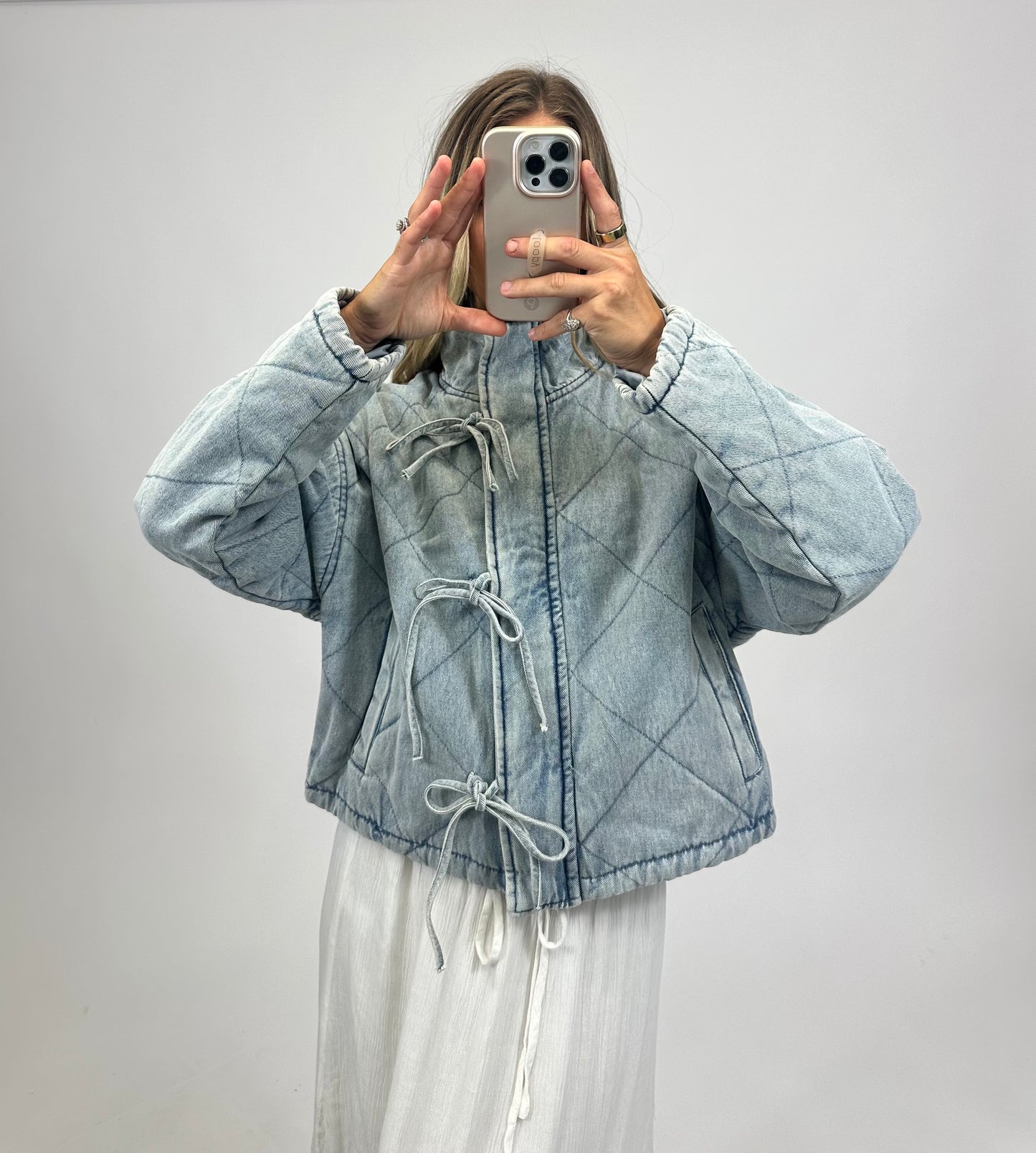 Denim Quilted Jacket