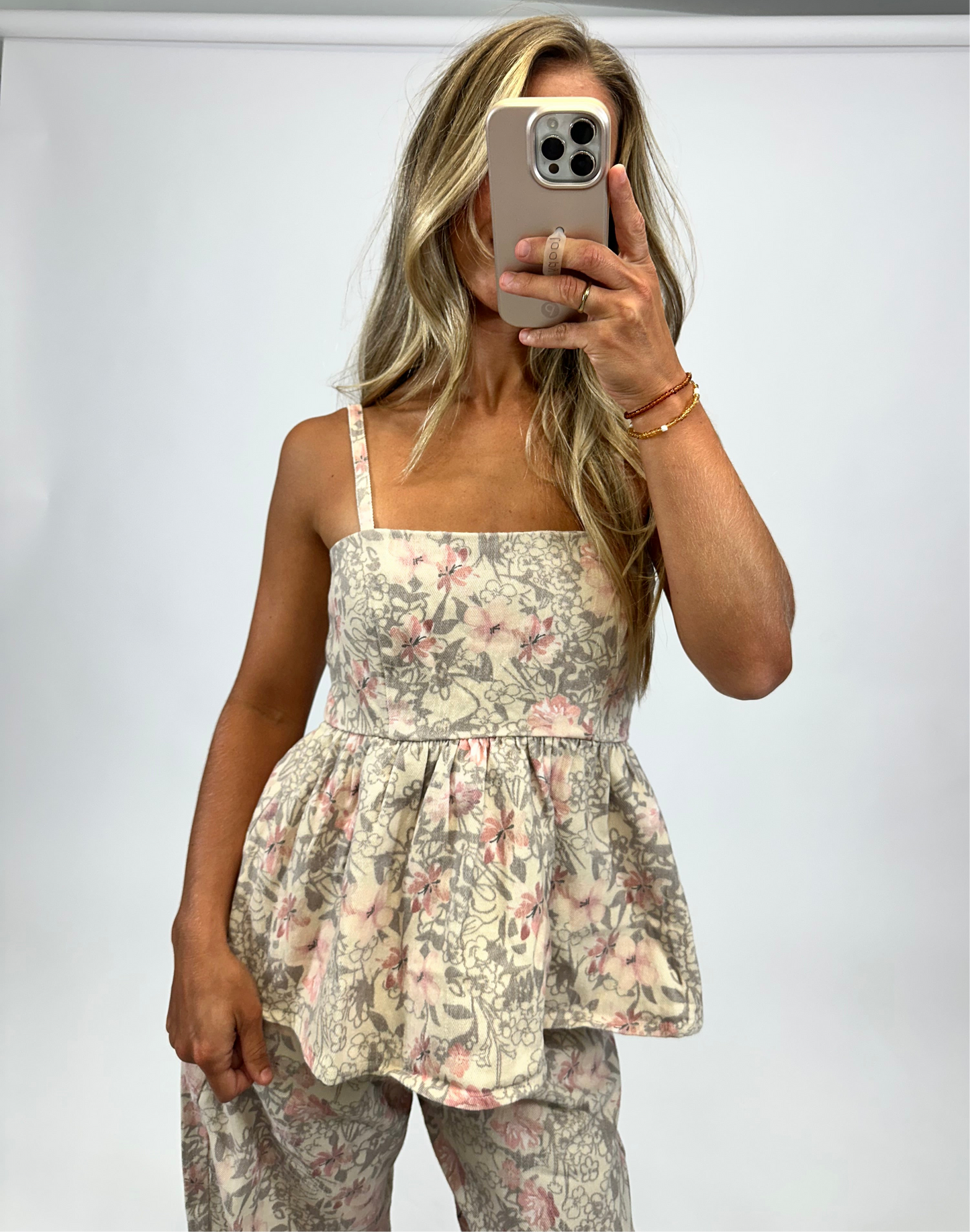 Millie Peplum Tank