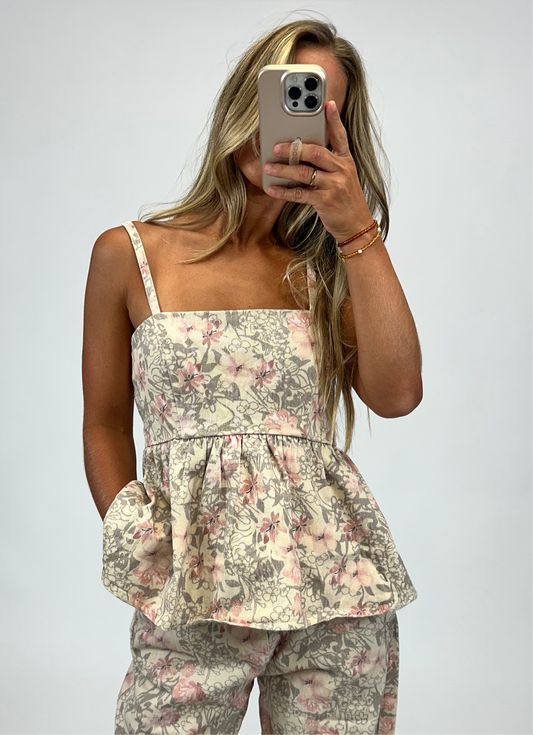 Millie Peplum Tank