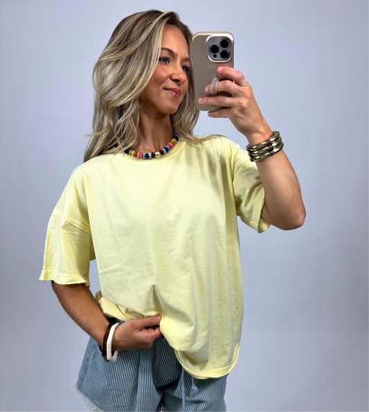 Brighton Tee - Lemon