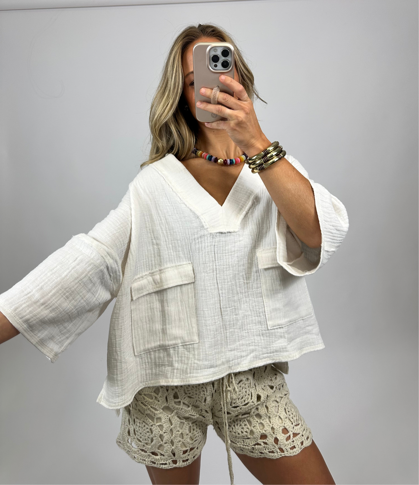 Goldie V-Neck Top