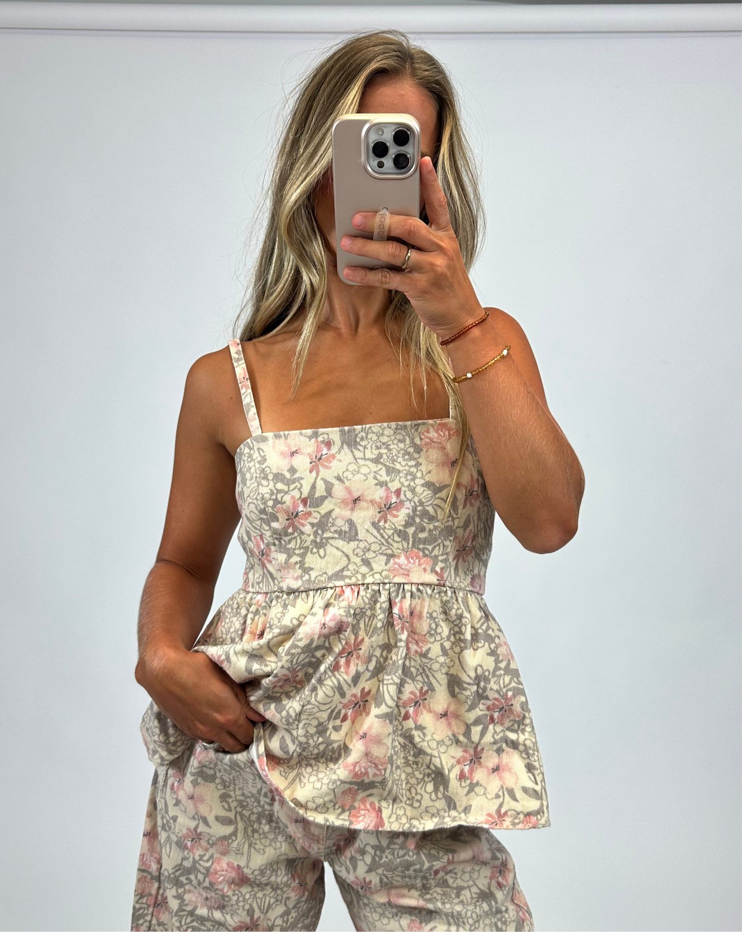 Millie Peplum Tank