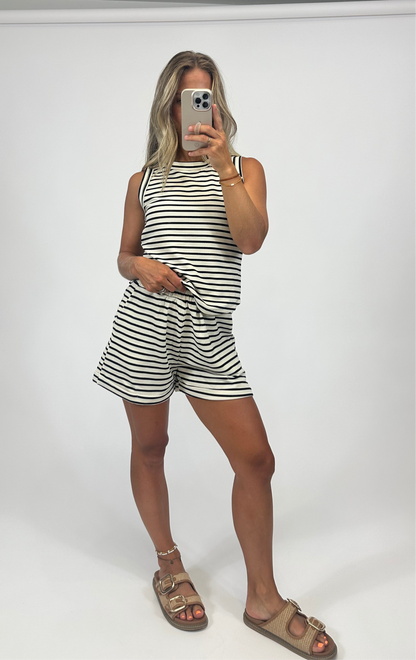 Metro Stripe Shorts