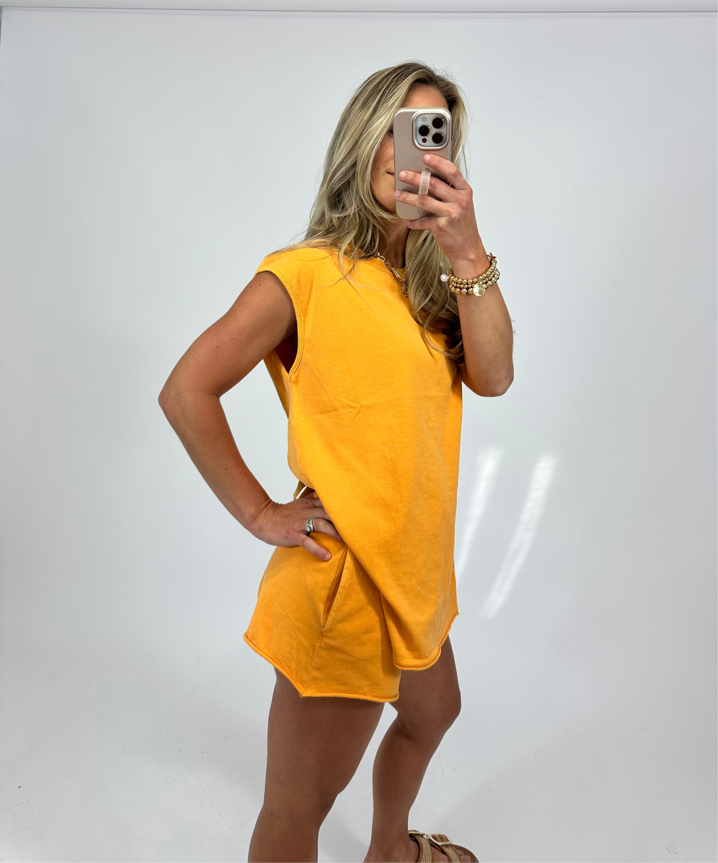 Effortless Chic Set - Orange | August Moon Boutique
