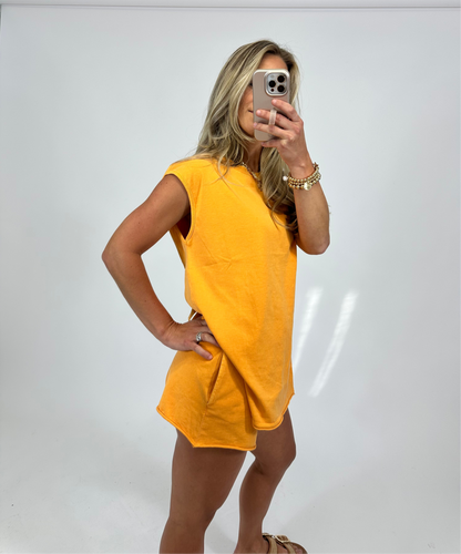 Effortless Chic Set - Orange | August Moon Boutique