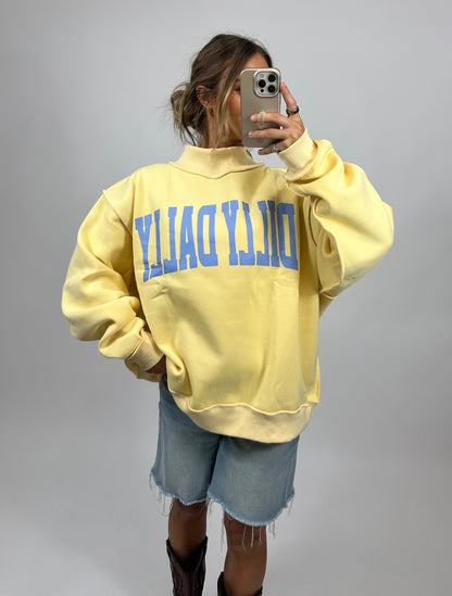 Dilly Dally Sweatshirt - Yellow