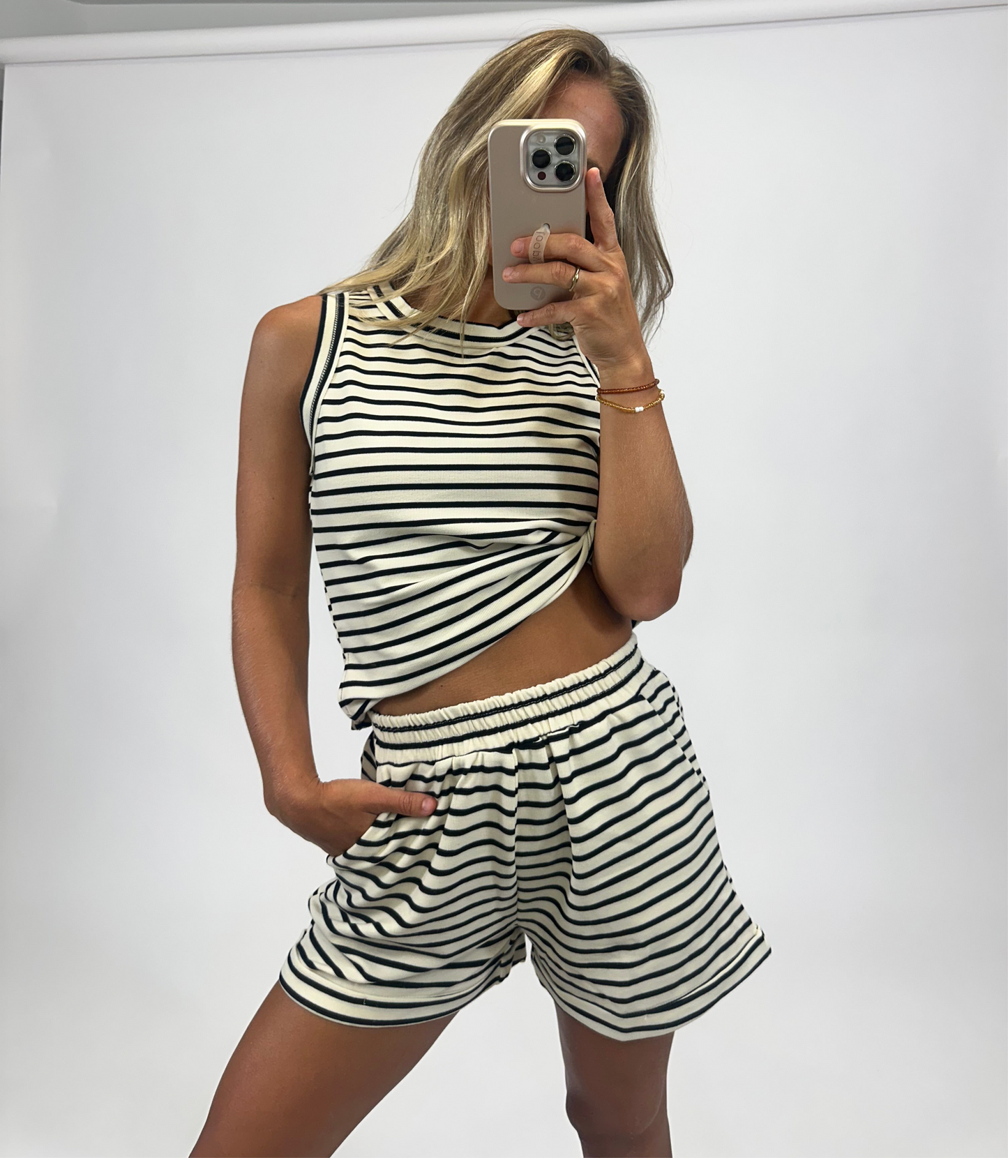 Metro Stripe Shorts