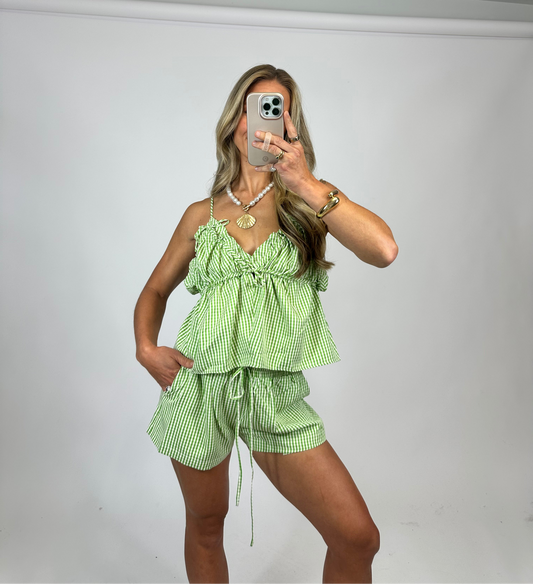 Gingham Dream Tank | August Moon Boutique