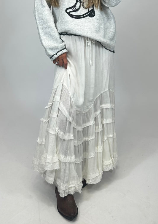 Whisper Waves Maxi Skirt