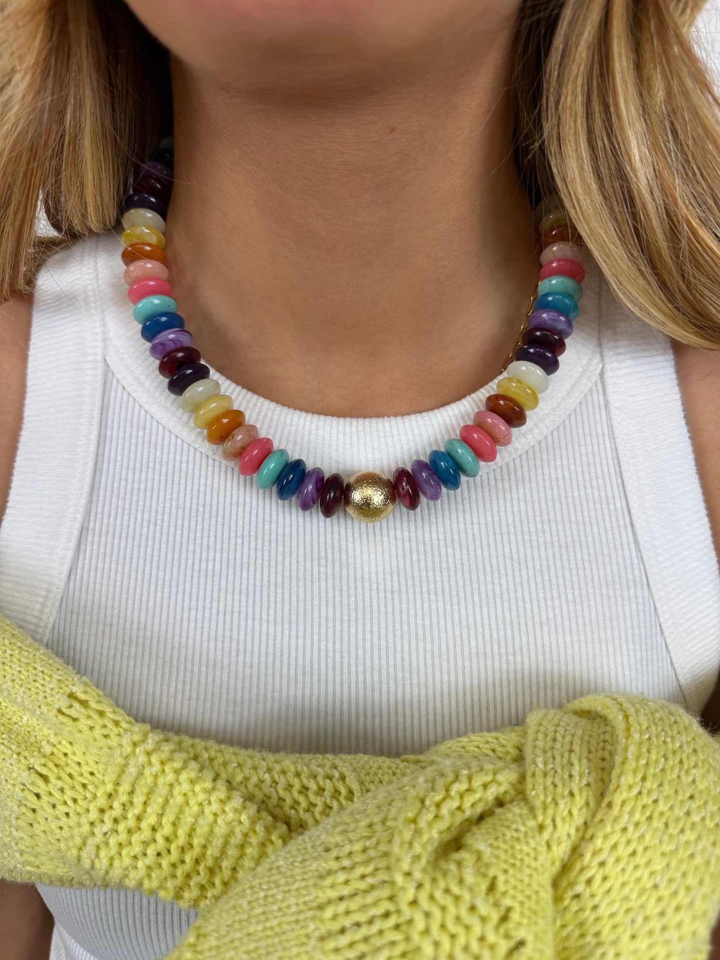 Maren Beaded Necklace - Multi Color