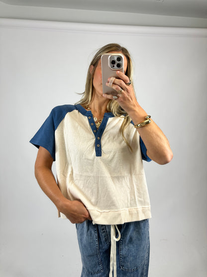 Sailors Edge Raglan Tee | August Moon Boutique