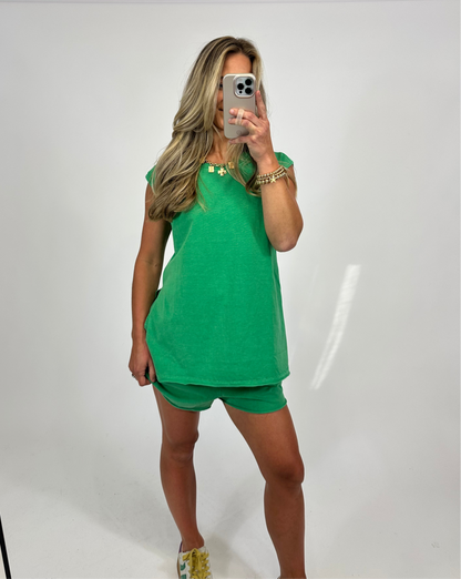 Effortless Chic Set - Green | August Moon Boutique