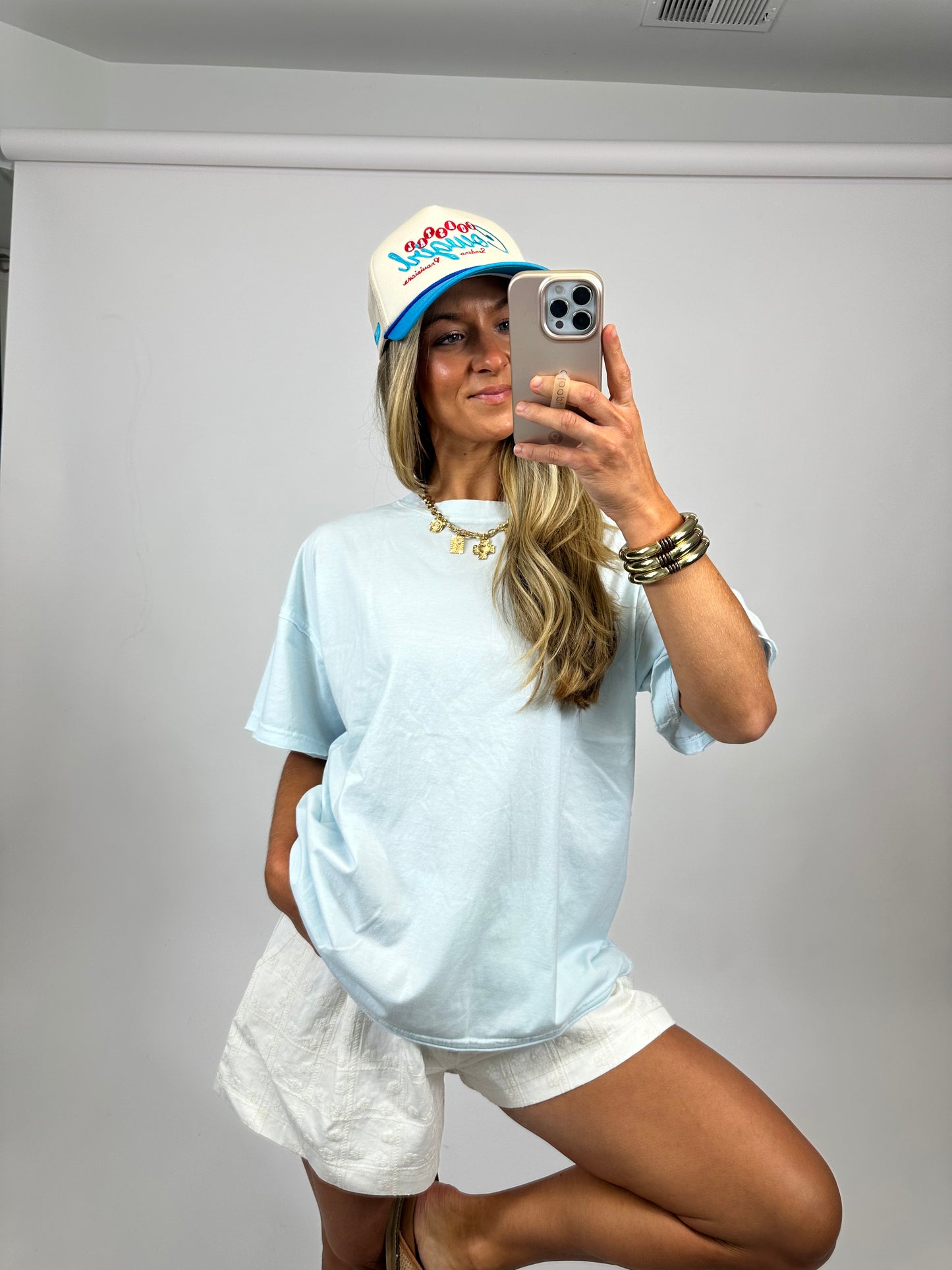 Brighton Tee - Baby Blue