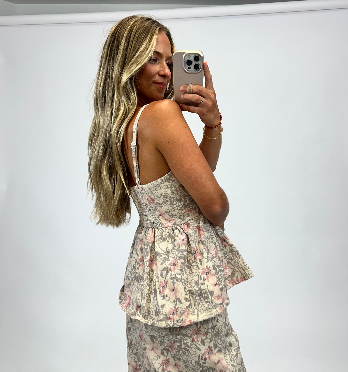 Millie Peplum Tank