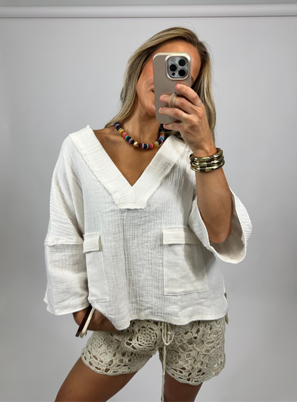 Goldie V-Neck Top