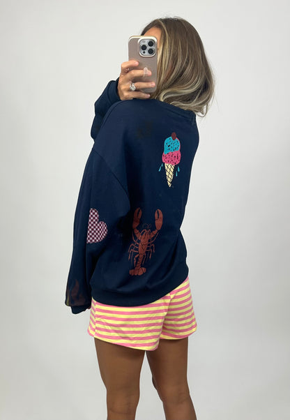 Somebody Loves You Graphic Sweatshirt