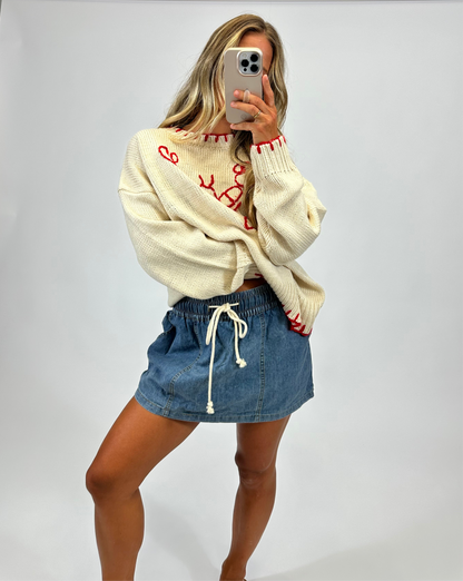 Millie Denim Skort