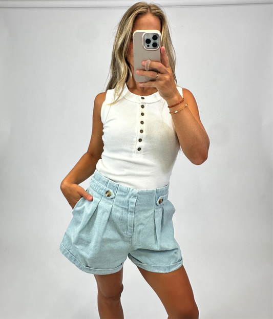 Laine Denim Short