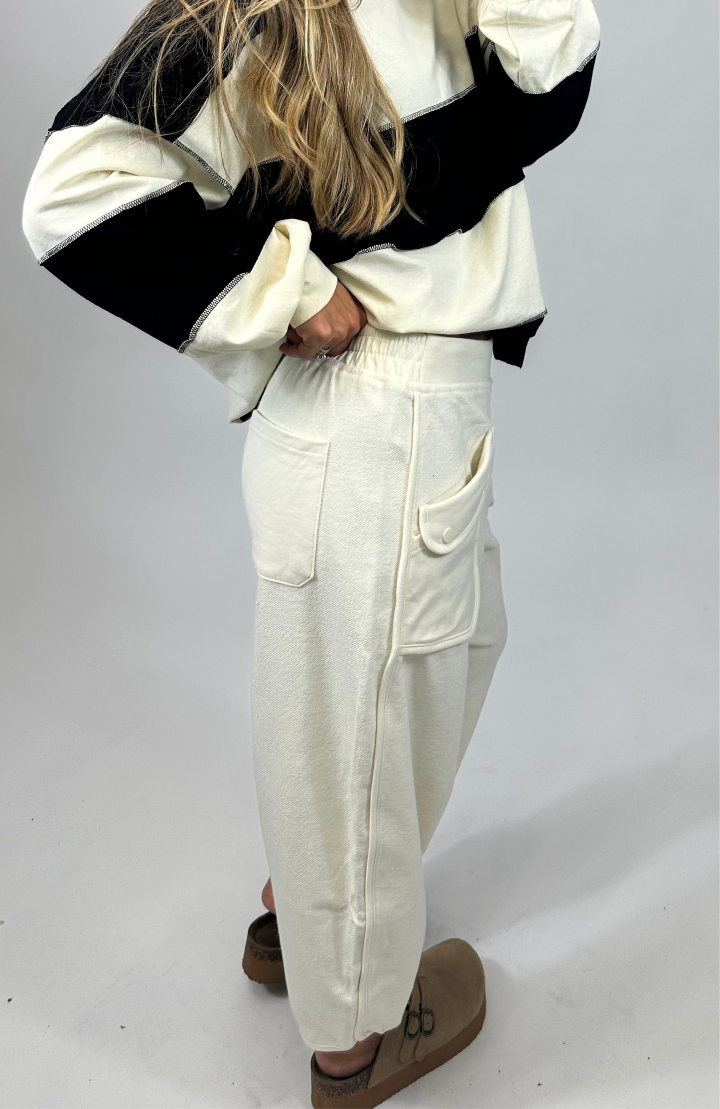 Cozy Barrel Knit Pants