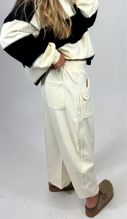 Cozy Barrel Knit Pants