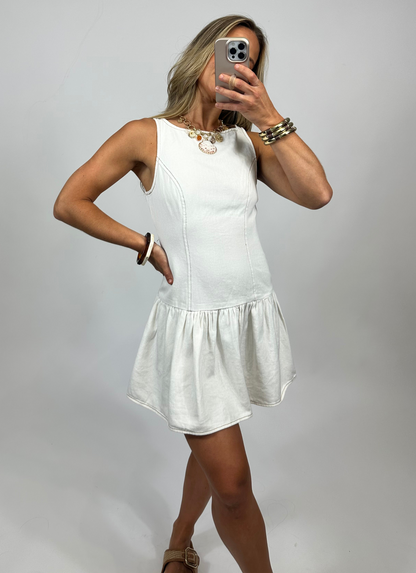 Blair Low Waist Denim Dress