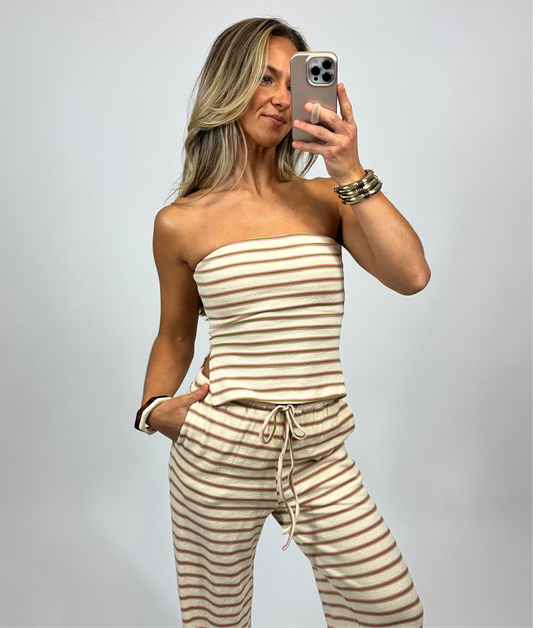 Savannah Striped Tube Top