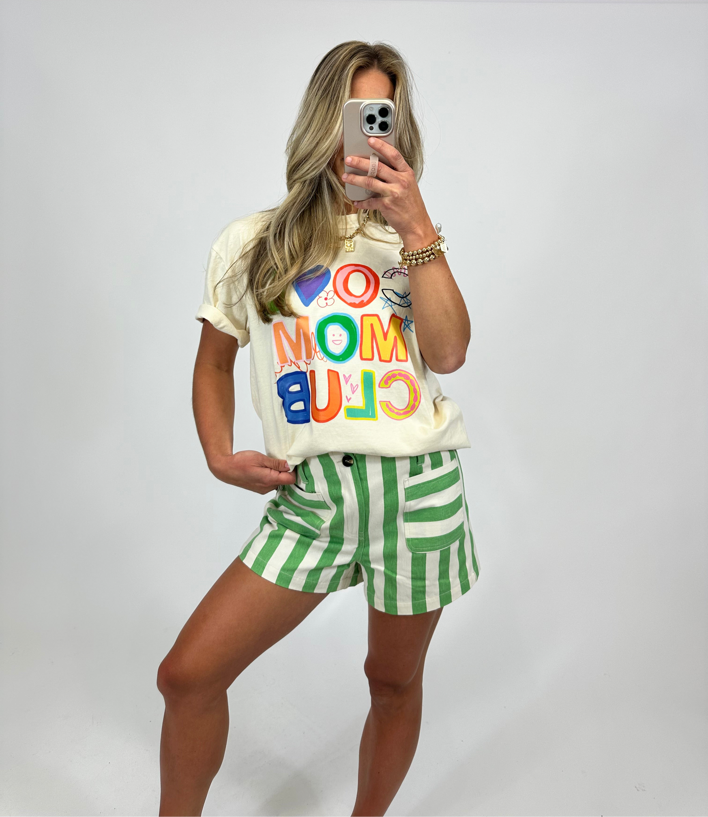 Spring Fling Striped Shorts | August Moon Boutique