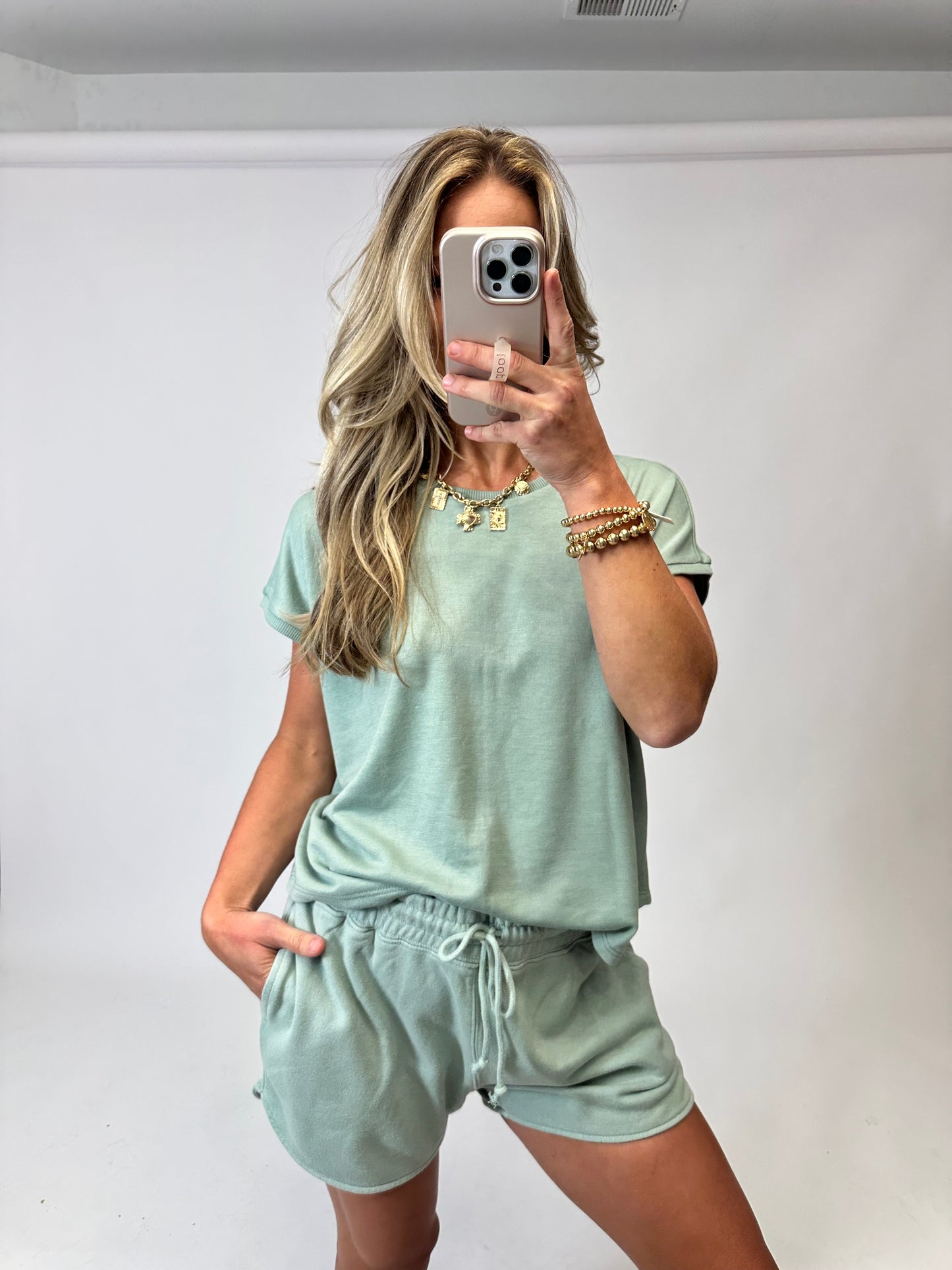 Classic Relaxed Tee - Sage Green