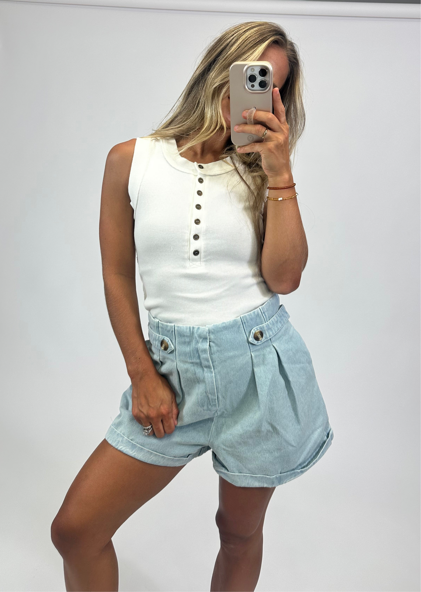 Laine Denim Short