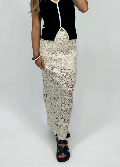 Charleston Crochet Knitted Skirt