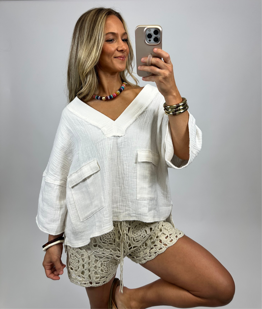 Goldie V-Neck Top
