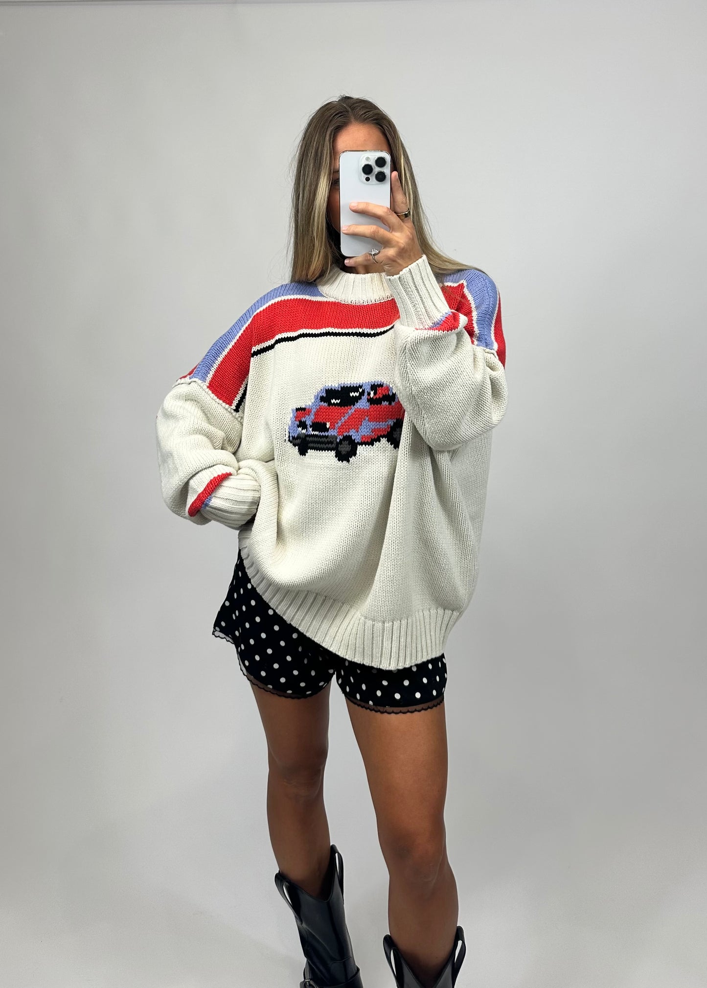 Midnight Dots Satin Shorts